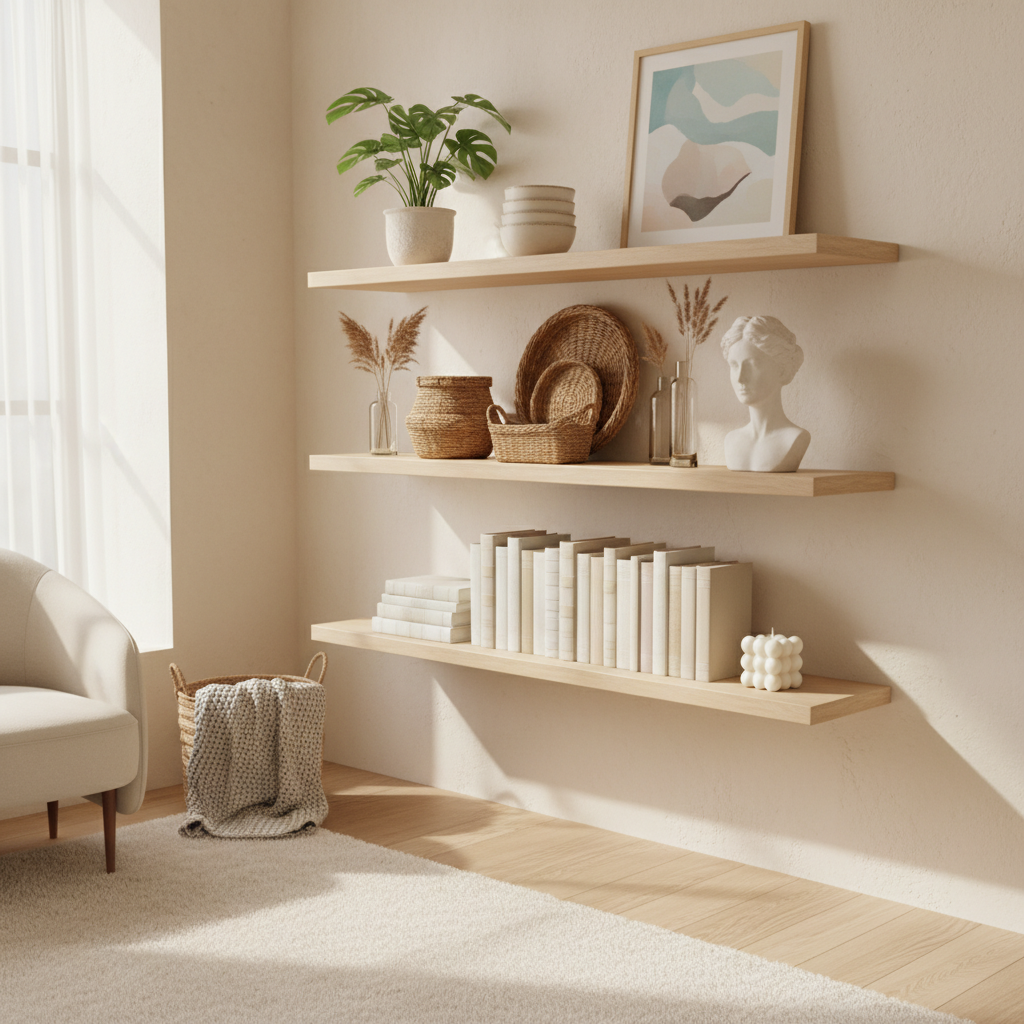 Floating Shelves Display