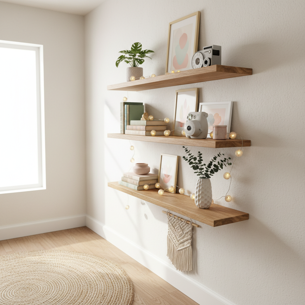 Floating Shelves for Display