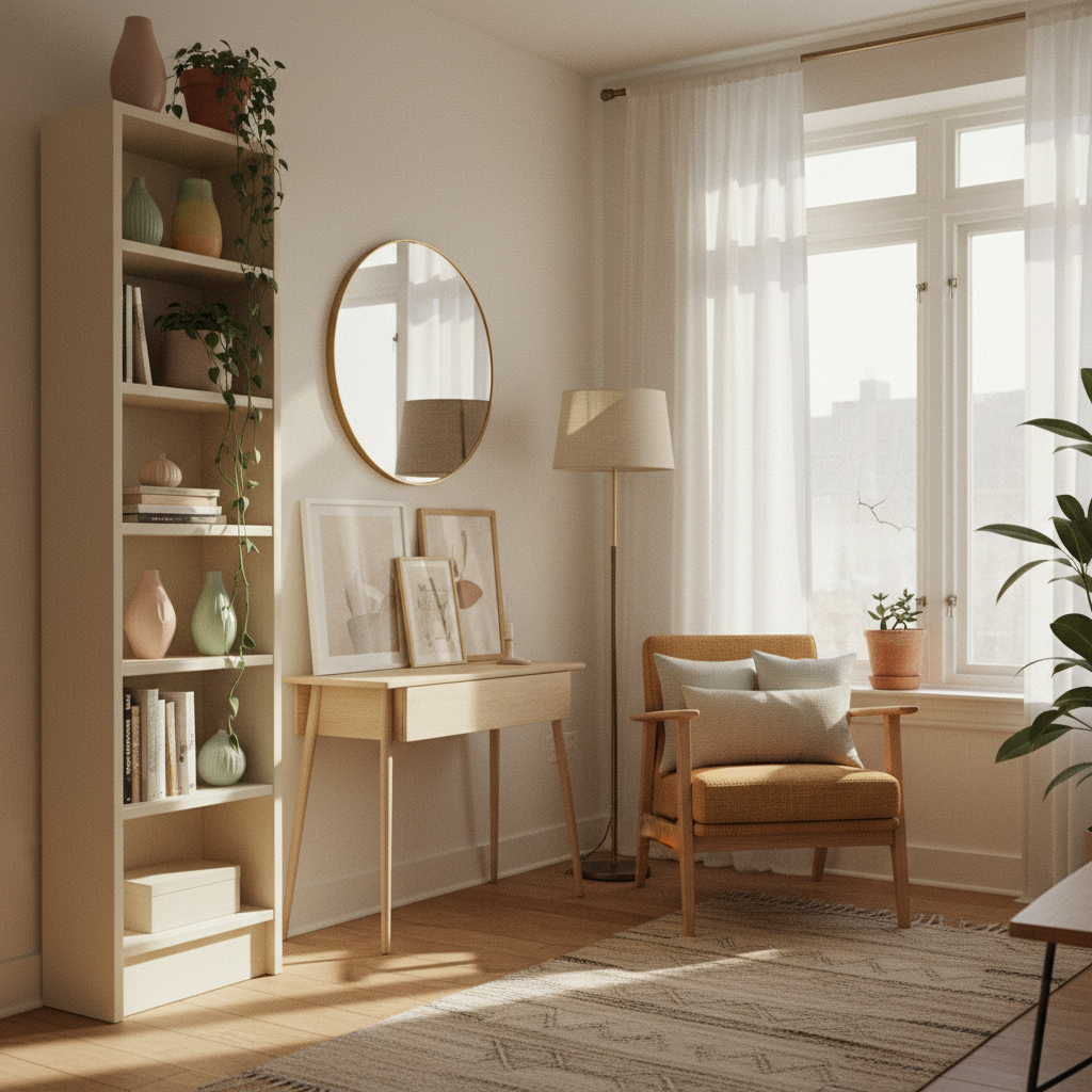 Go Vertically with Tall, Slim Furniture