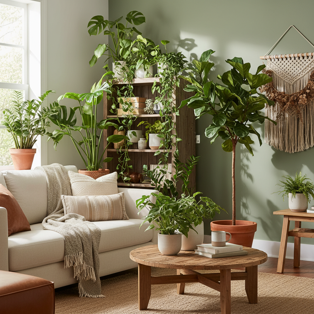Lush Greenery Display