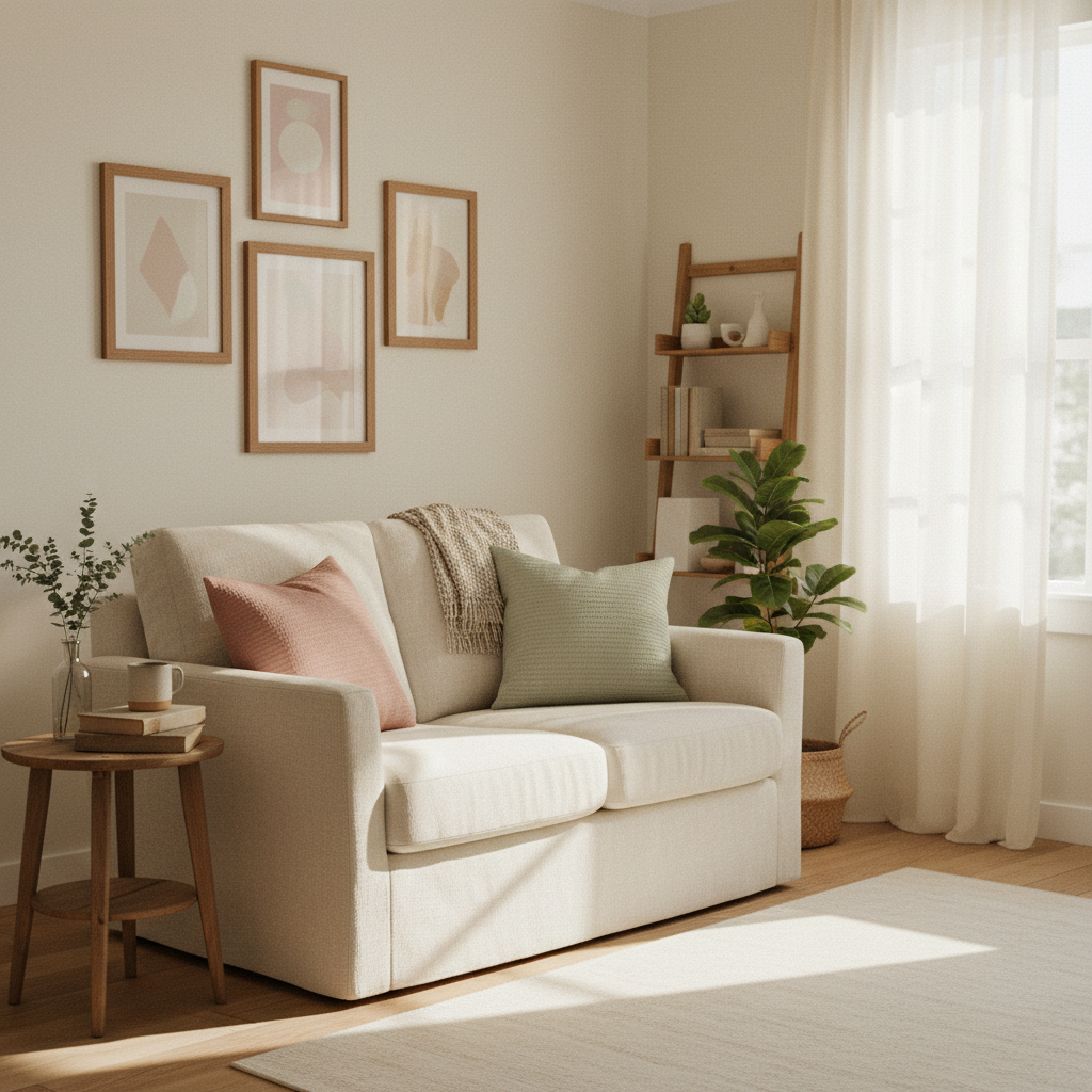 Opt for a Loveseat or Small Sofa
