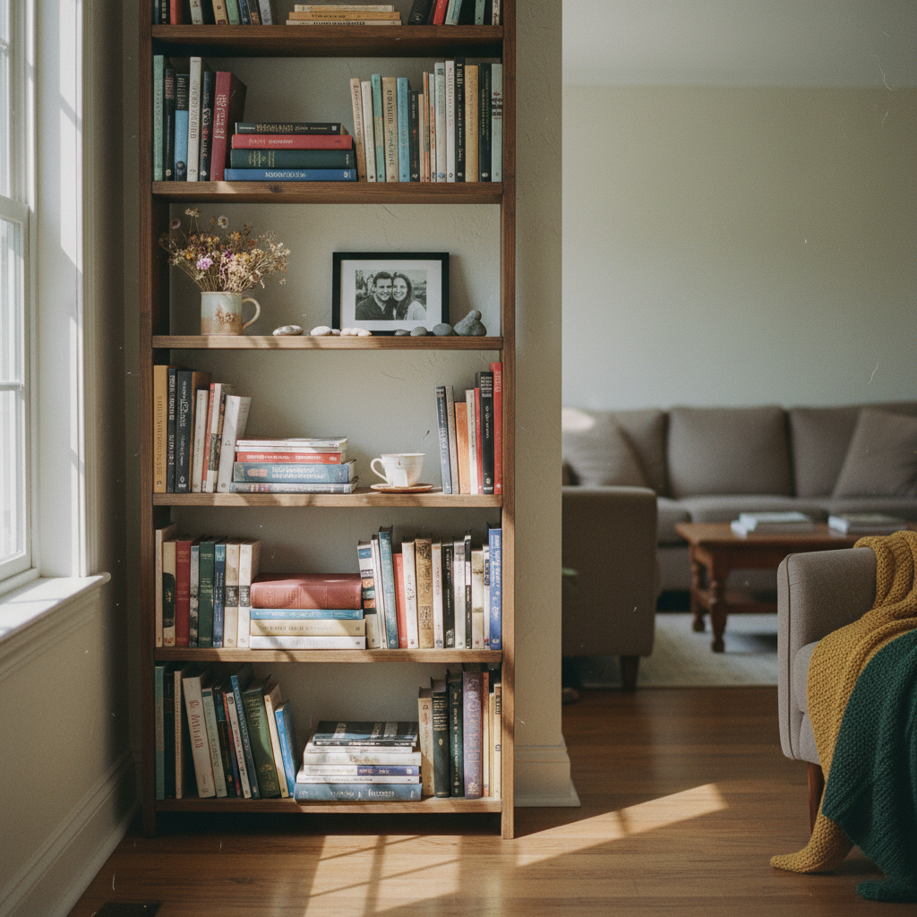 Shared Bookshelf Display