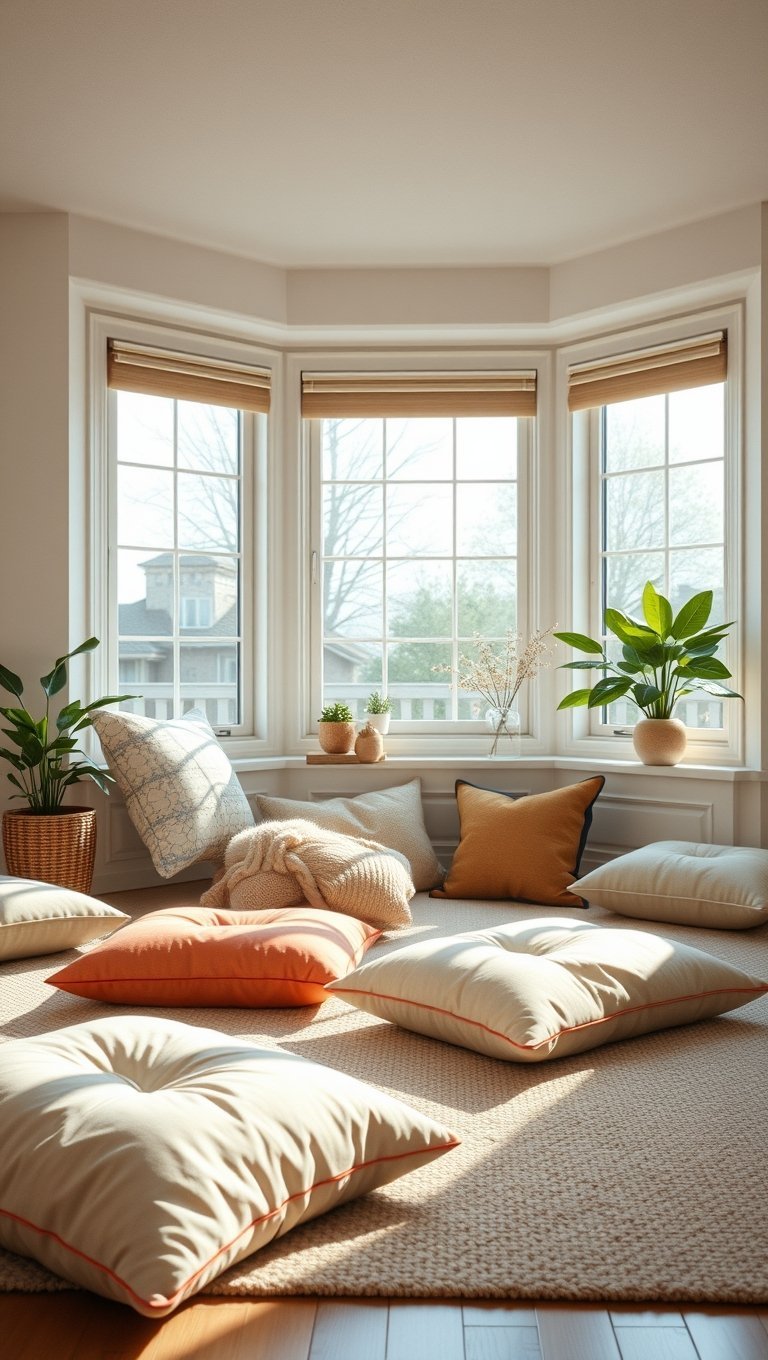 Add Floor Pillows for Kids