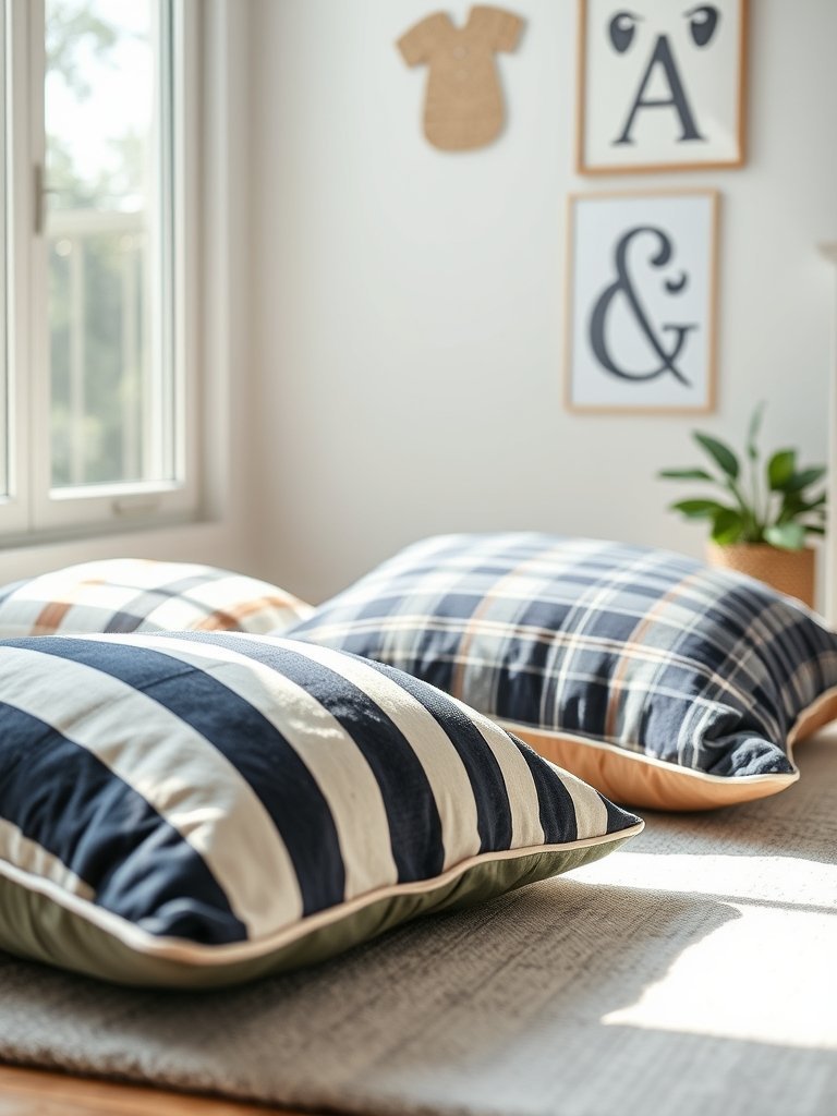 Add Fun Floor Pillows