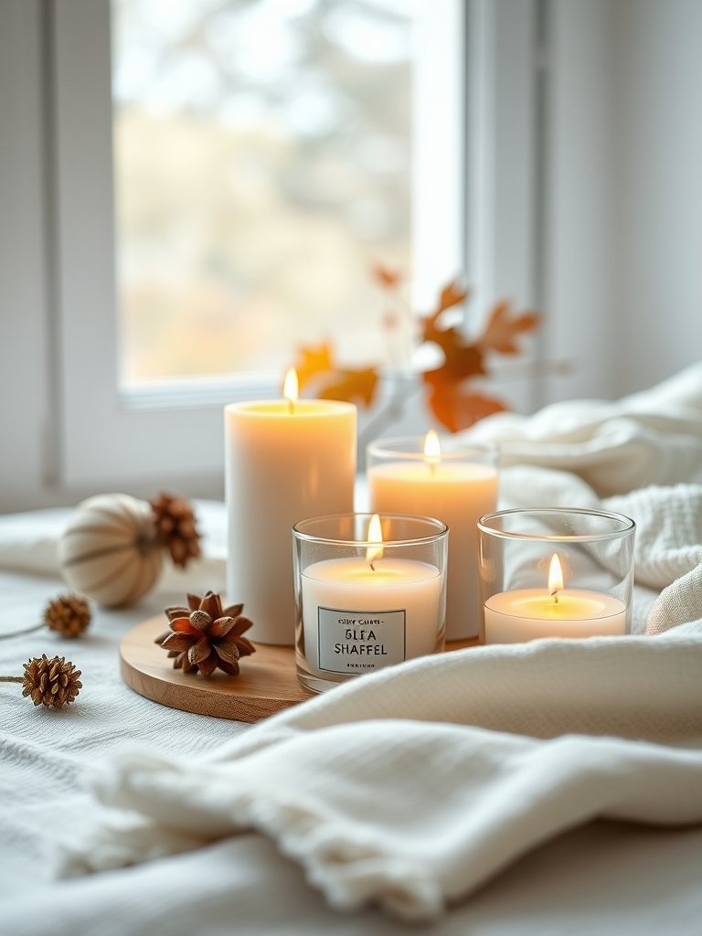 Add Scent with Woodsy Candles