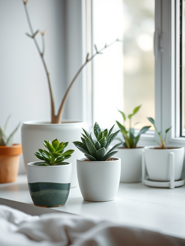 Add Small Potted Plants