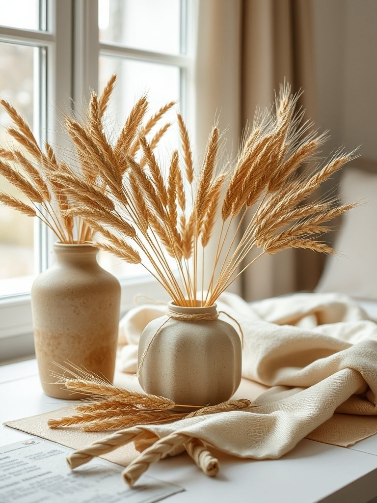 Bring Nature Inside with Dried Wheat
