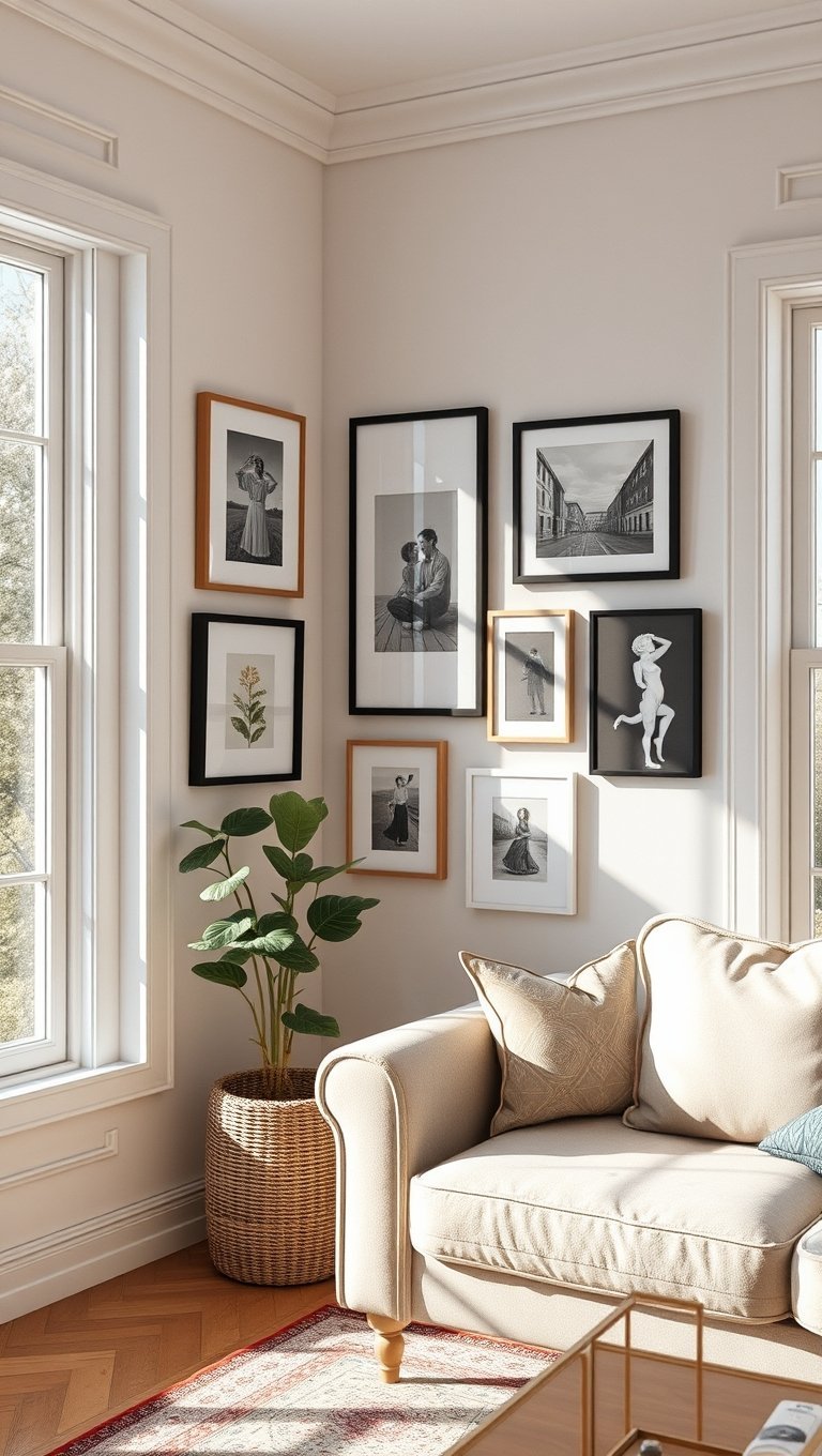 Create a Gallery Wall Corner