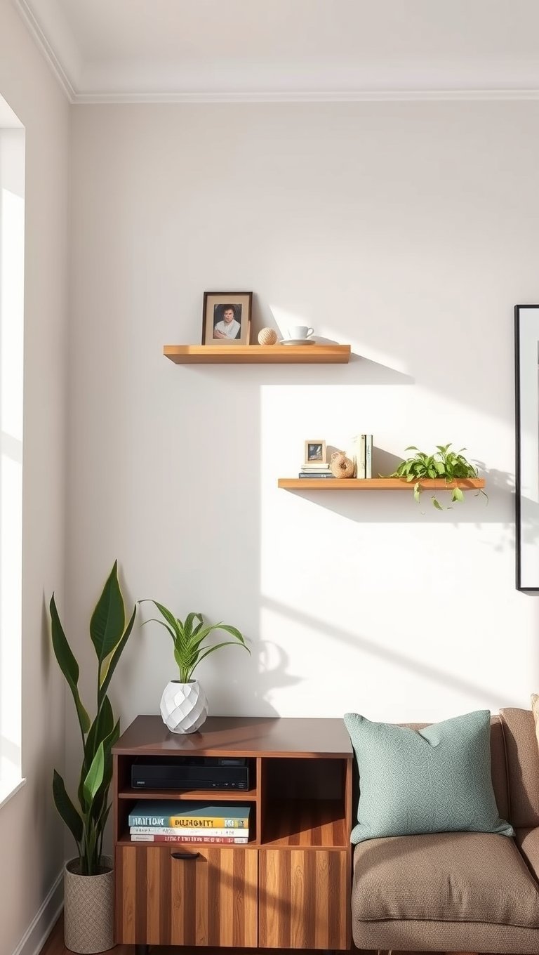 Floating Shelves for Small Items