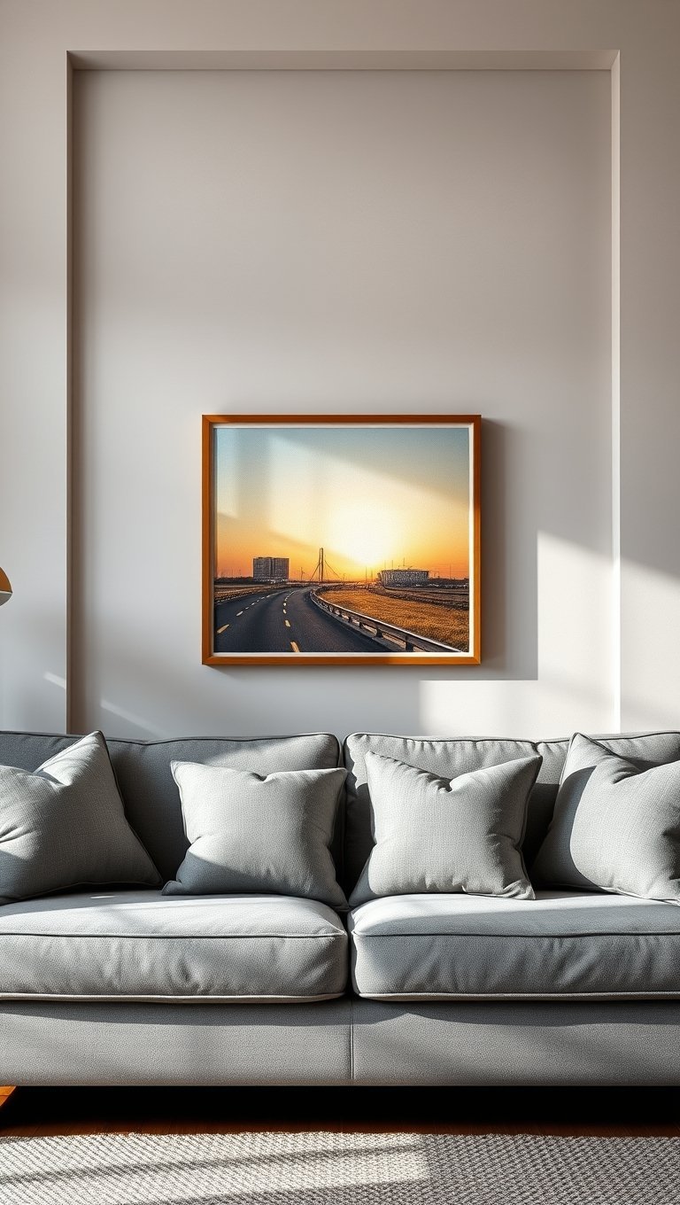 Hang Art Above the Backrest