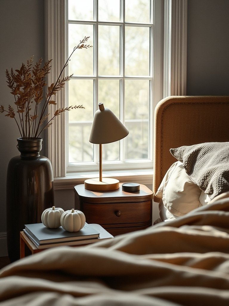 Incorporate Leather into Bedside Decor