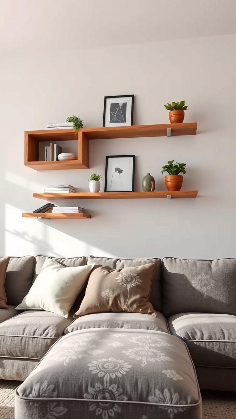 Install Floating Wall Shelves