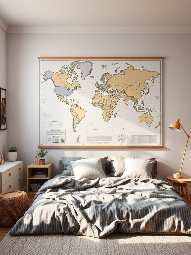 Install Large Wall Maps