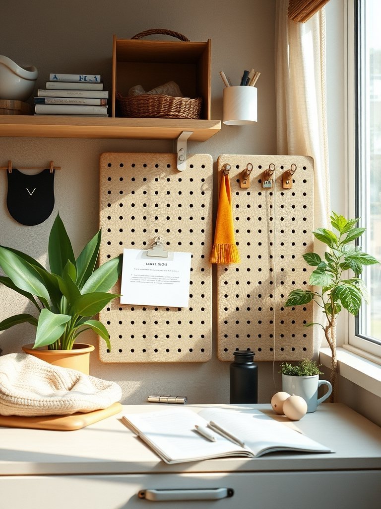 Install Wall Pegboards