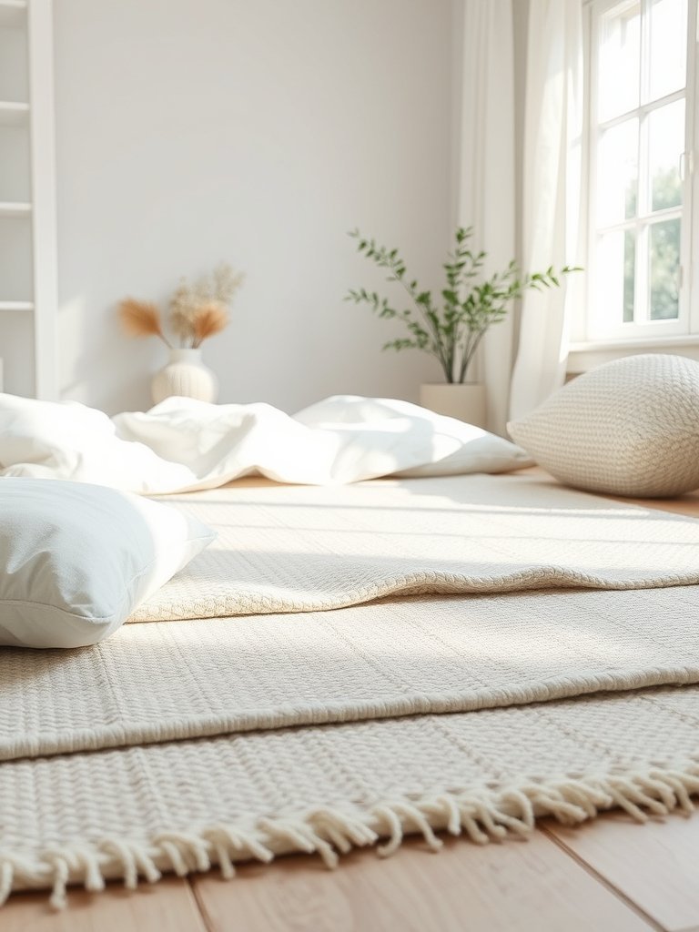 Layer Rugs for Softness