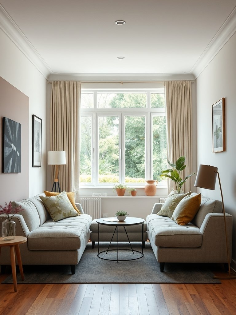 Offset for Long Hallway Rooms