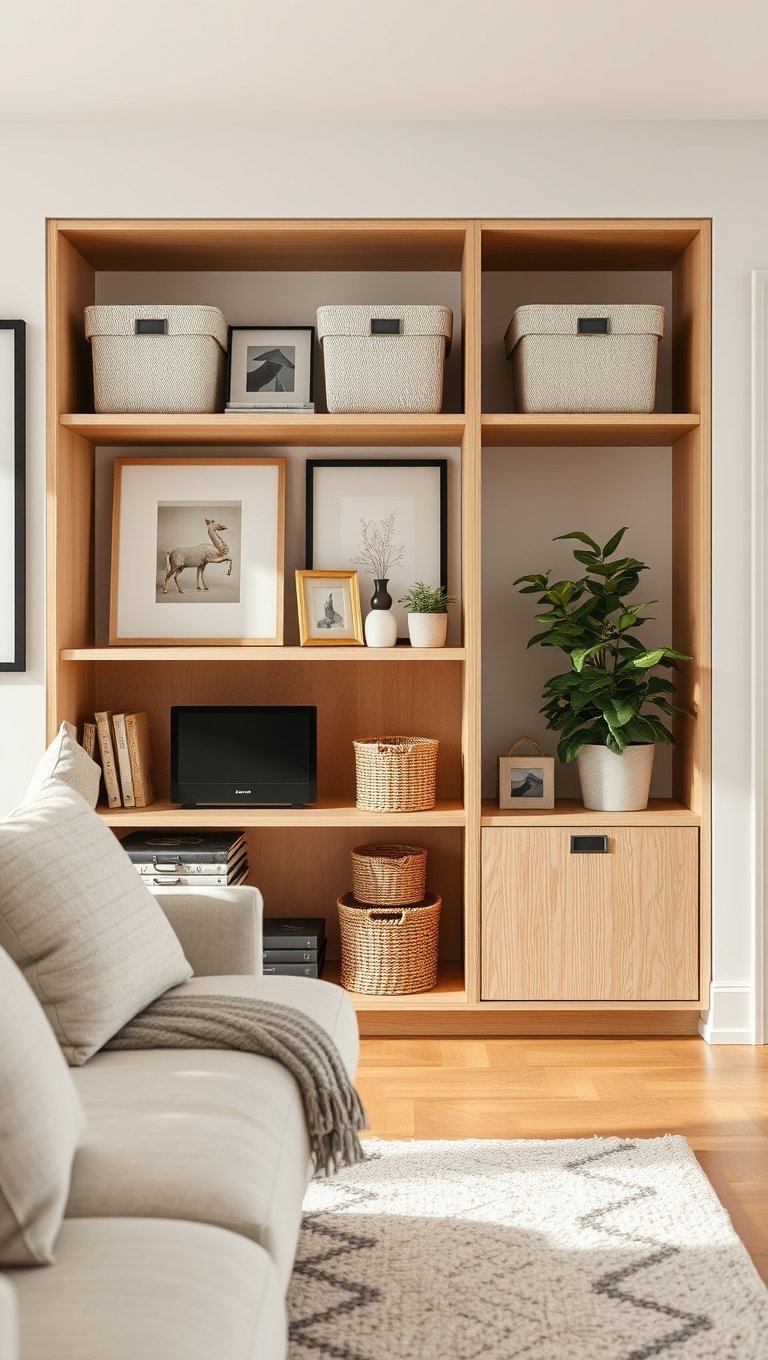 Organize With Hidden Storage