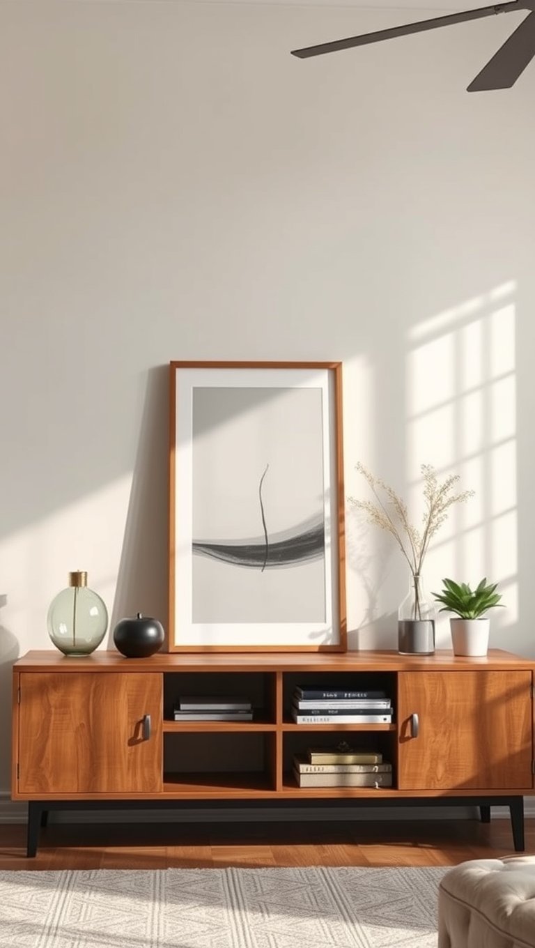 Place Art Behind Stand