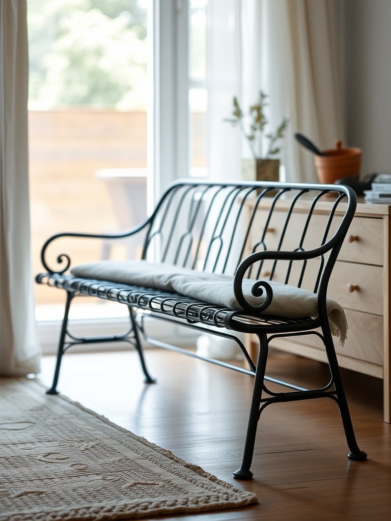 Put A Sturdy Metal Bench