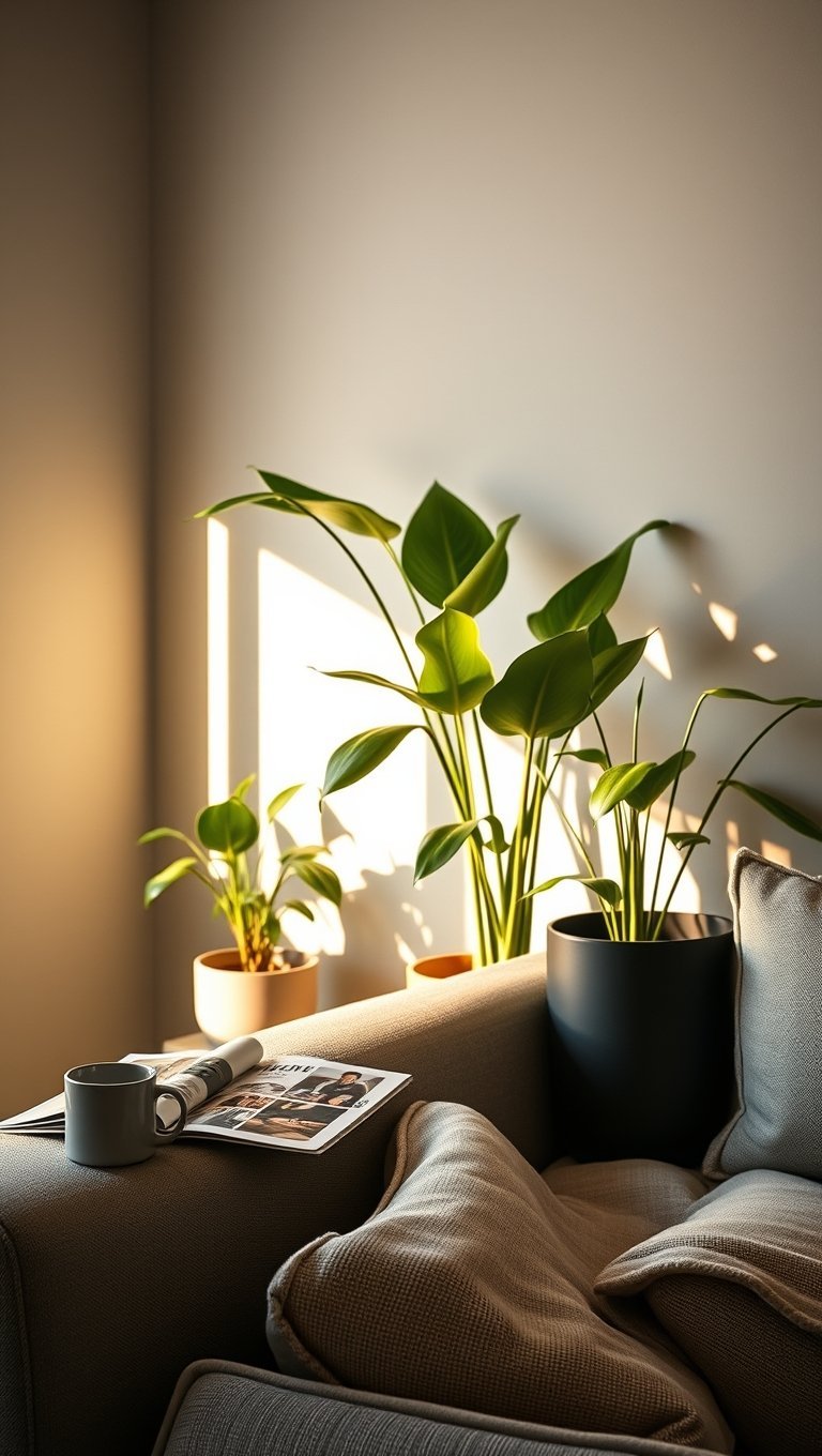 Put Green Plants Near Walls