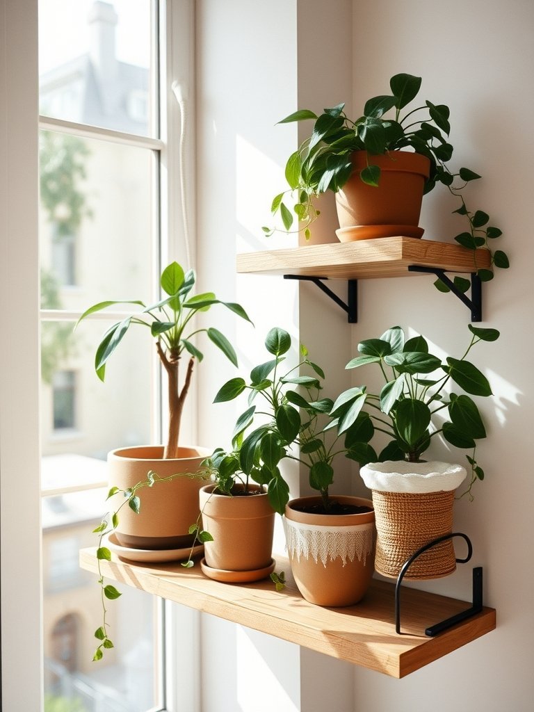 Put Plants on High Shelves