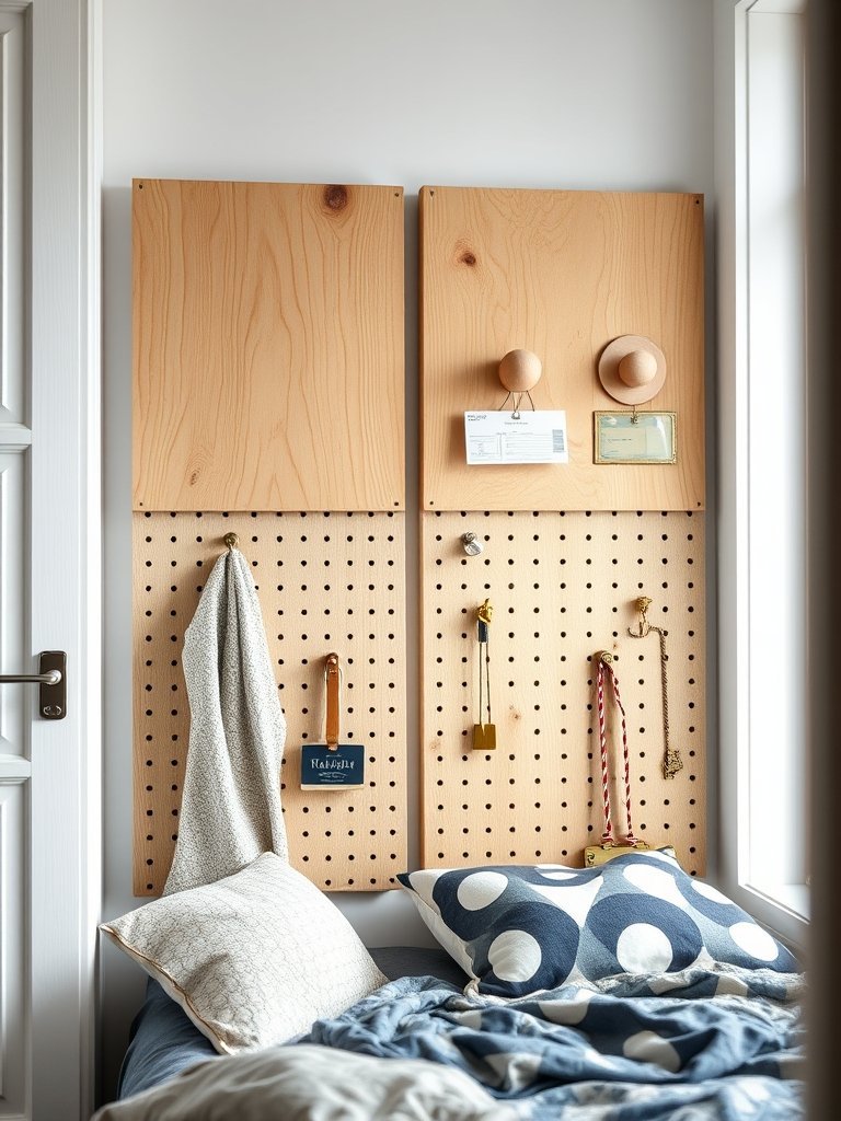 Put Up Wooden Pegboards