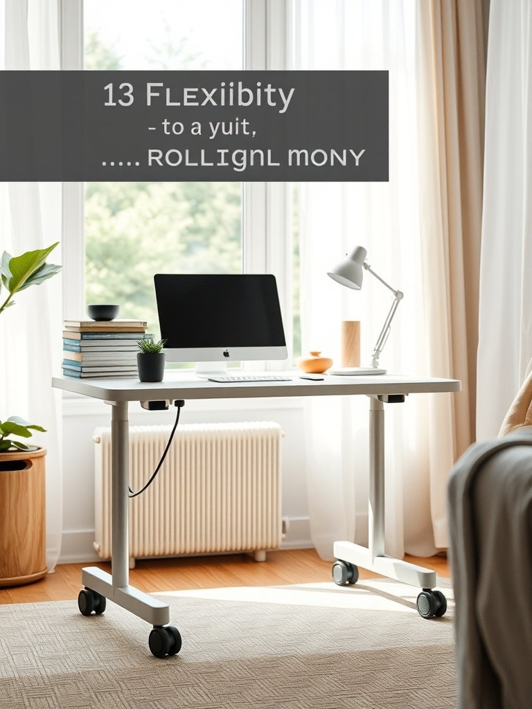 Rolling Desk for Flexibility