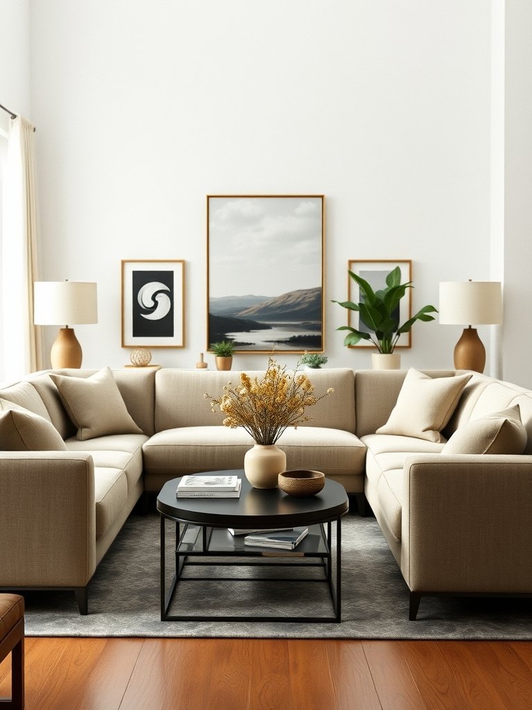 Symmetrical Display for Formal Living