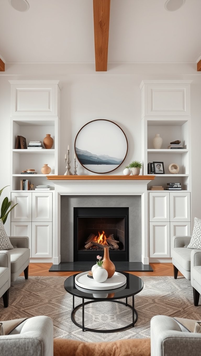Symmetry With Built In Shelves