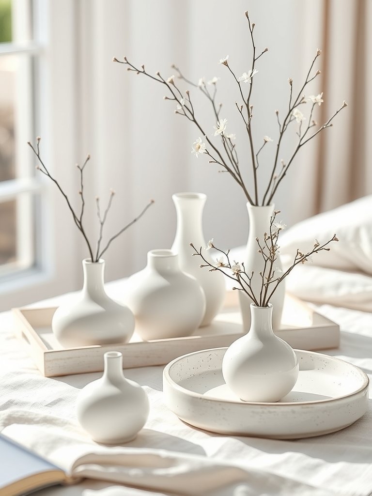 Use Ceramic Vases and Trays