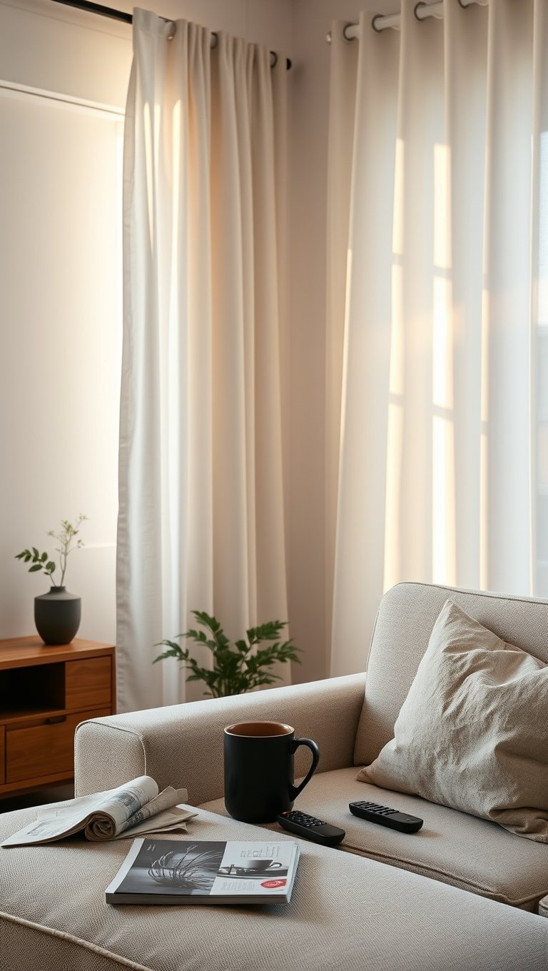 Use Curtains To Add Height