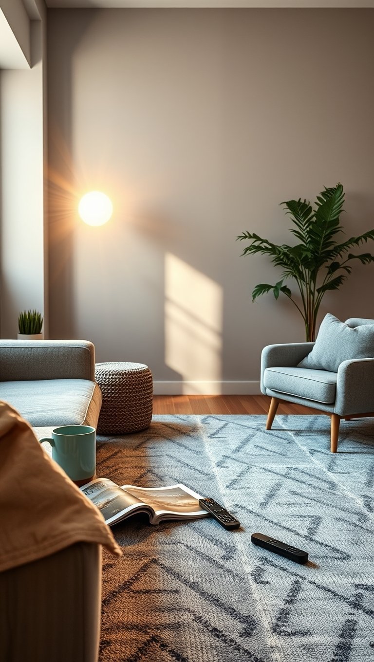 Use Large Bright Area Rugs