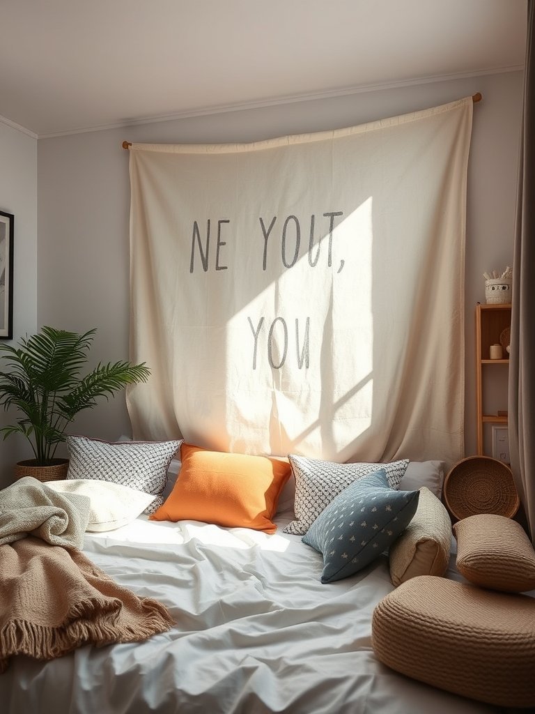 Use Large Fabric Wall Art