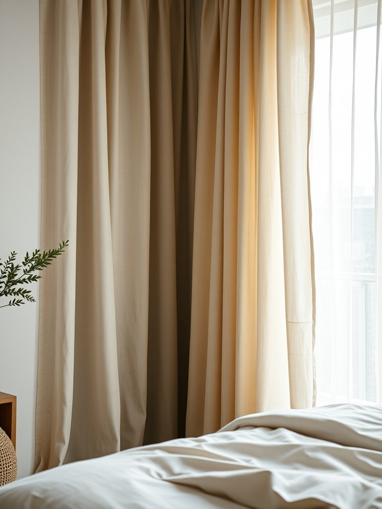 Use Linen Style Blackout Curtains