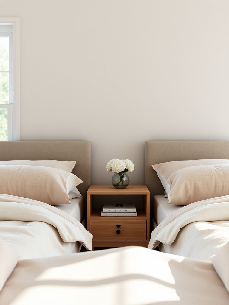Use Symmetrical Nightstands for Balance
