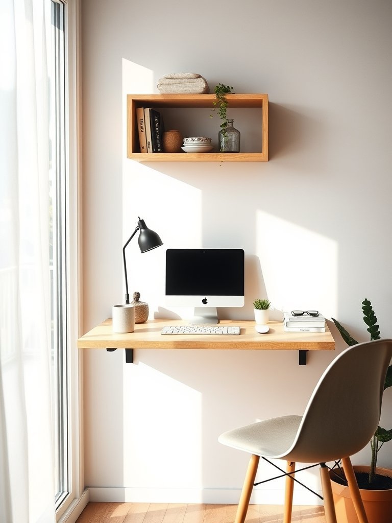 Wall Mounted Desk for Minimalists