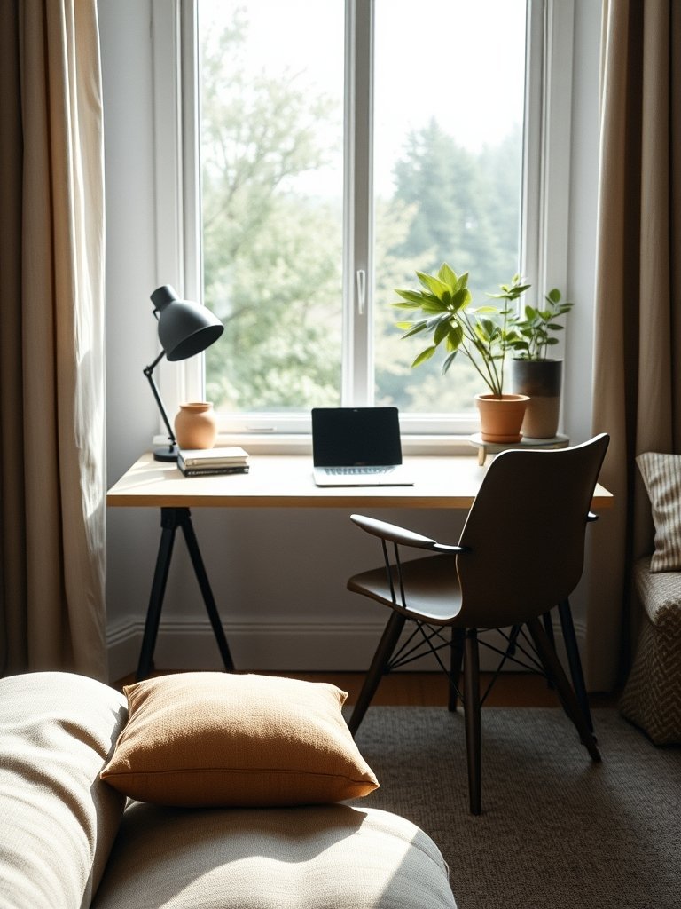 Window Desk for Natural Light