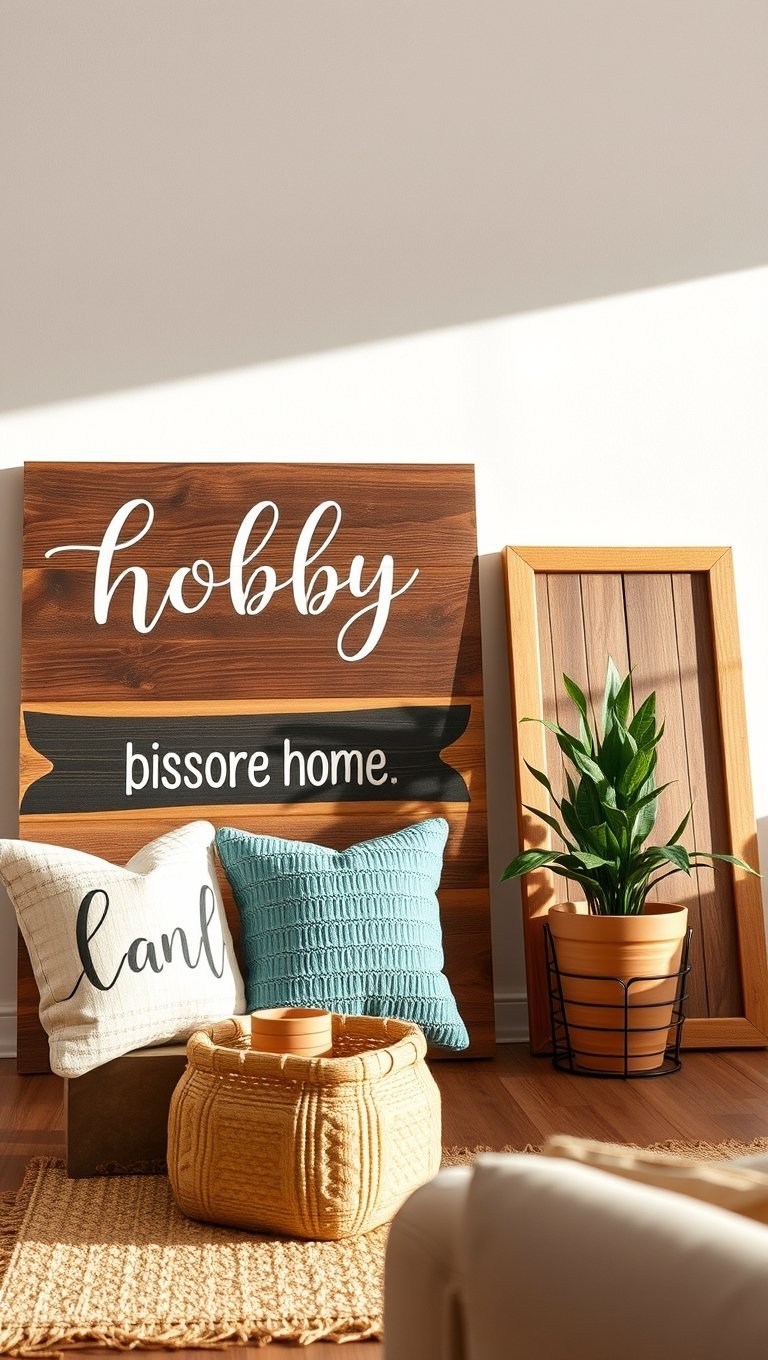 Wood Signs for Personal Touches