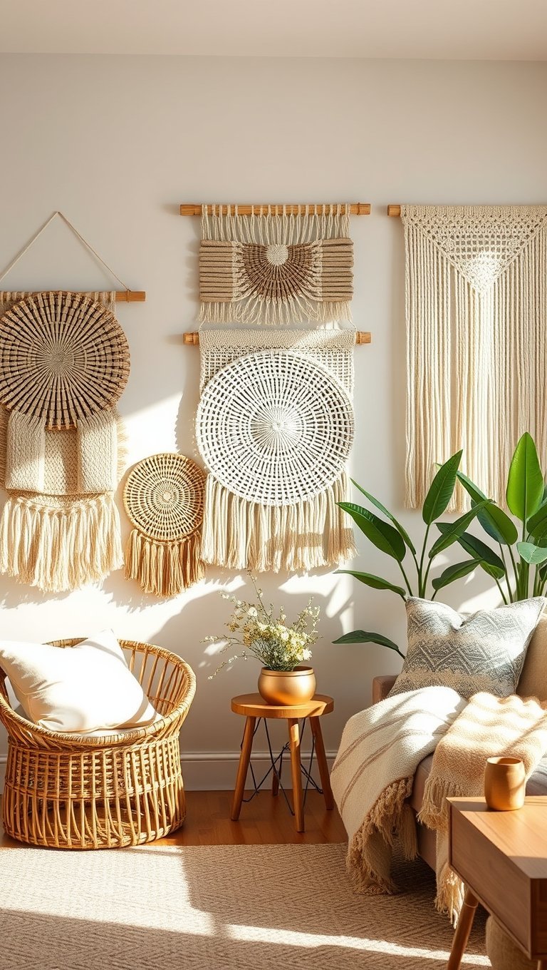 Woven Wall Hangings for Softness