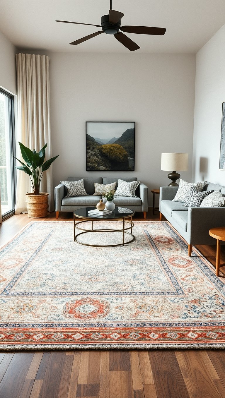 Zoning With Large Area Rugs
