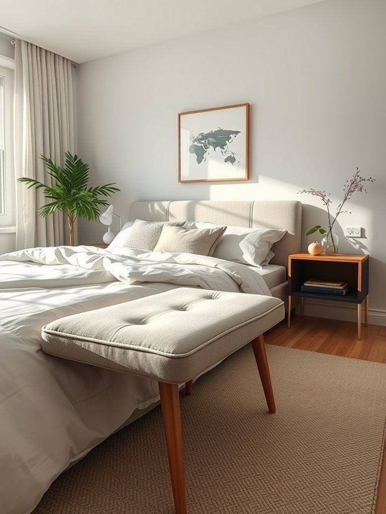 Add A Bench At The Bed End