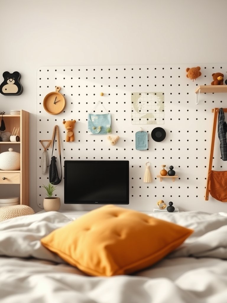 Add A Fun Pegboard Wall