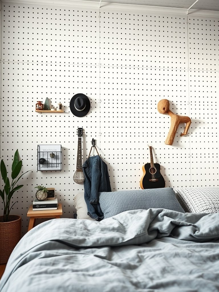 Add A Huge Pegboard Wall