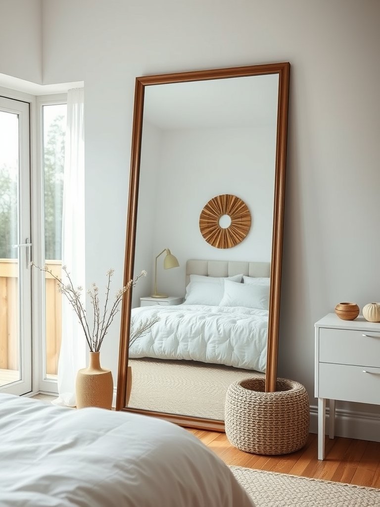 Add a Large Floor Mirror