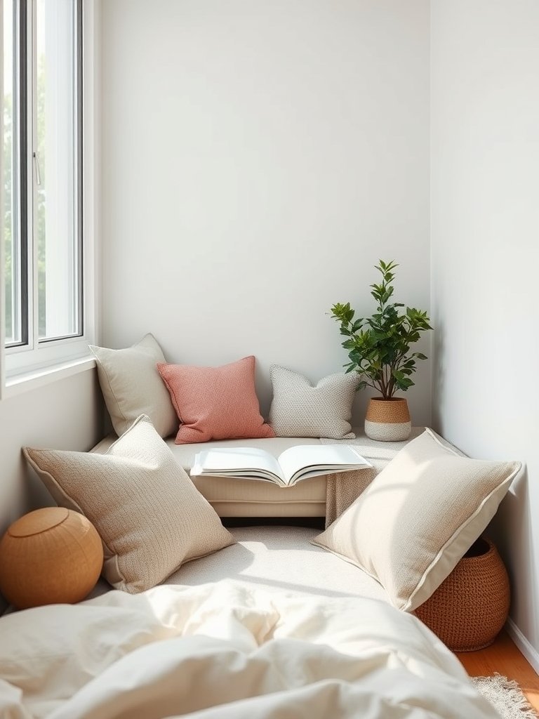 Add A Reading Nook With Cushions