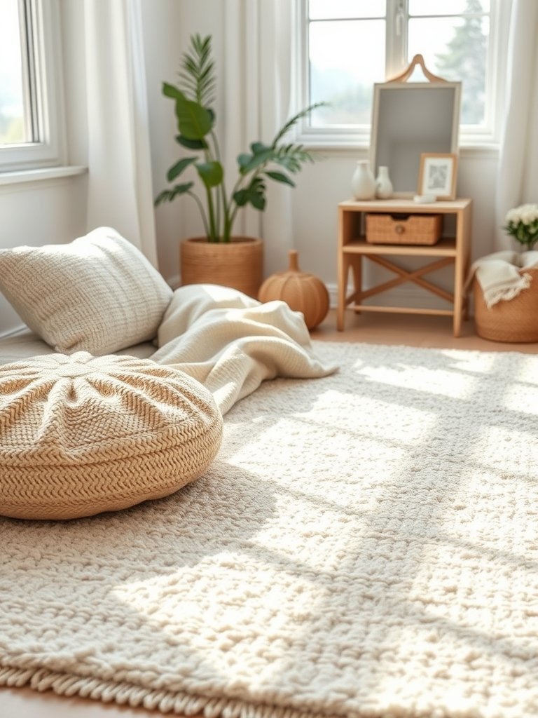 Add a Soft Area Rug