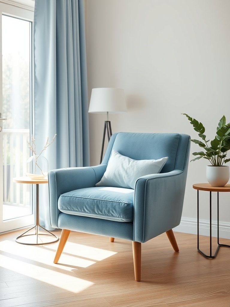 Add a Soft Velvet Chair