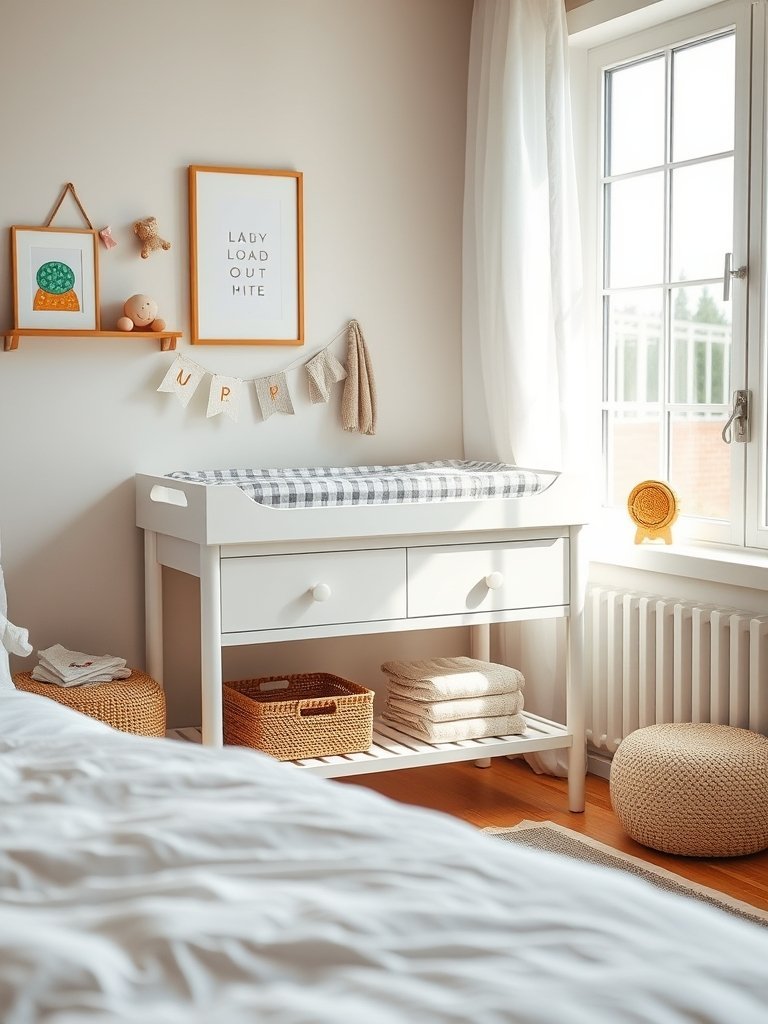 Add A Sturdy Changing Table