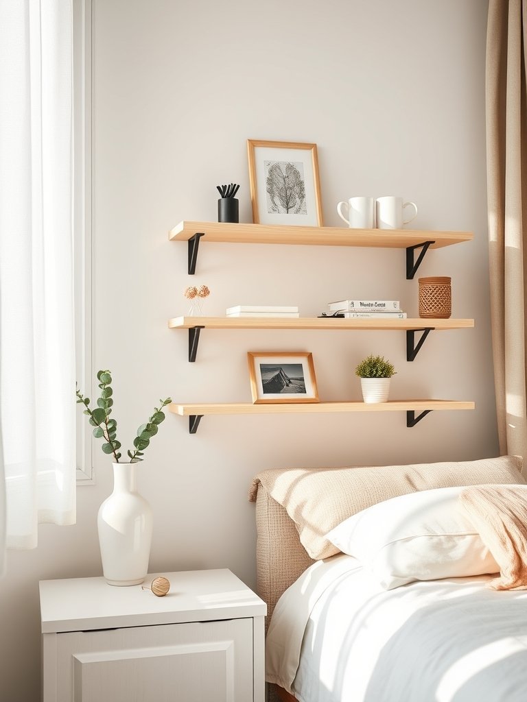 Add Floating Shelves For Display