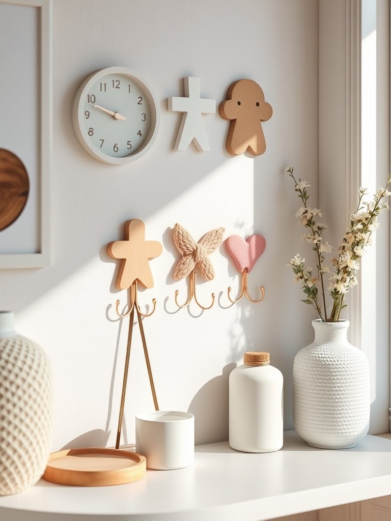Add Fun Decorative Wall Hooks